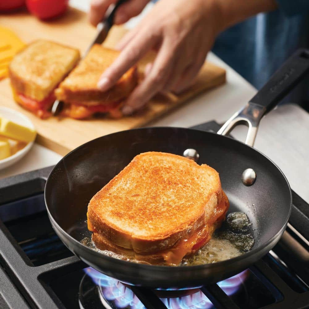 12 in. Brushed Stainless Steel Frying Pan - thumbnail 8