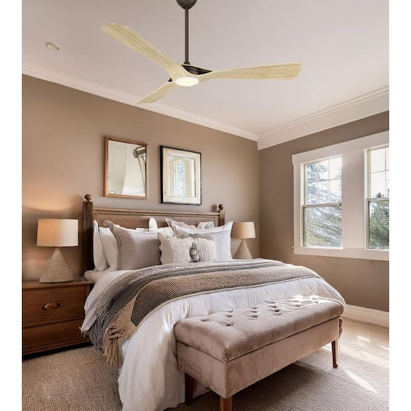 MINKA-AIRE Bridge 60 in. Smart Indoor Dark Bronze Low Profile