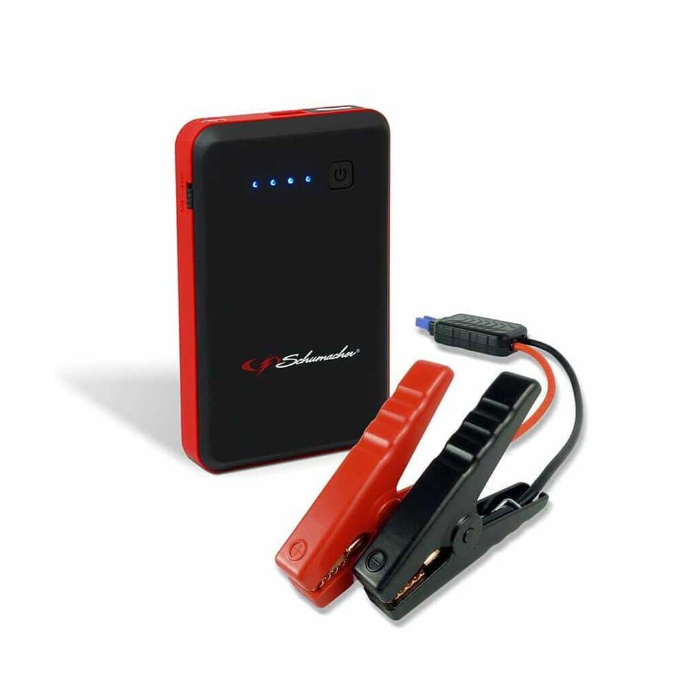 Schumacher Electric Schumacher 400 Peak Amp 12-Volt Lithium Ion Portable Car Jump Starter and Power Pack with Built-in LED Light -  SL1338