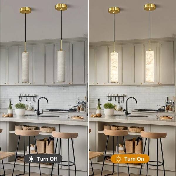 ZHLWIN Home Light 7-Watt 1 Light Modern Gold Integrated LED