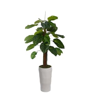 69 in. Artificial Real Touch Greenery in Fiberstone Planter
