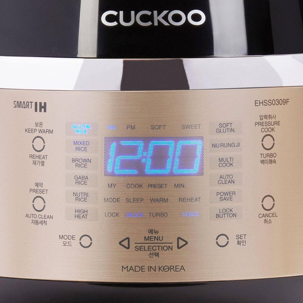 Gold Stainless Steel Induction Heating Pressure Rice Cooker with Nonstick Inner Pot