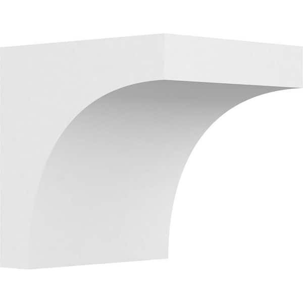 Ekena Millwork 7 in. x 8 in. x 8 in. Standard Stockport Architectural Grade PVC Corbel