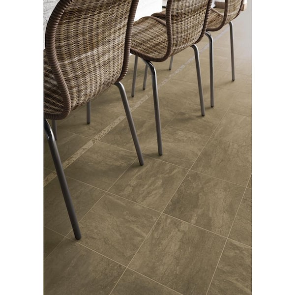Craftsman Rye Brown 6 in. x 6 in. Porcelain Floor Tile (12.90 sq. ft./Case)