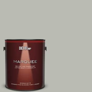 1 gal. #N380-3 Weathered Moss One-Coat Hide Matte Interior Paint & Primer