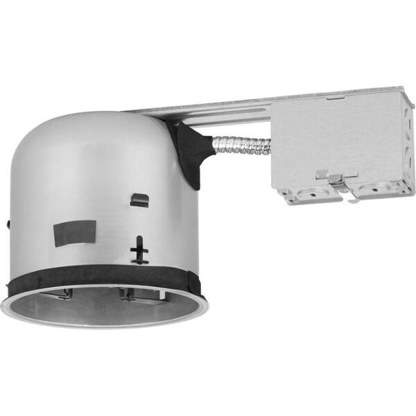 Progress Lighting 5 In Incandescent Remodel Shallow Ic Non Air Tight Recessed Housing P1841 Icat The Home Depot Incandescent Remodel Shallow Ic, When To Use Airtight Recessed Lighting