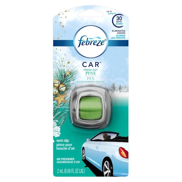 Febreze 0.06 oz. Fresh Cut Pine CAR Vent Clip Air Freshener