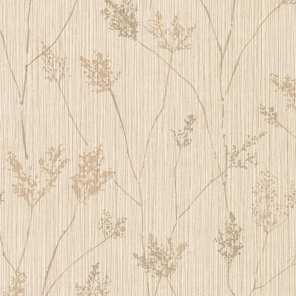 Norwall Cow Parsley Vinyl Strippable Roll Wallpaper (Covers 56 sq. ft ...