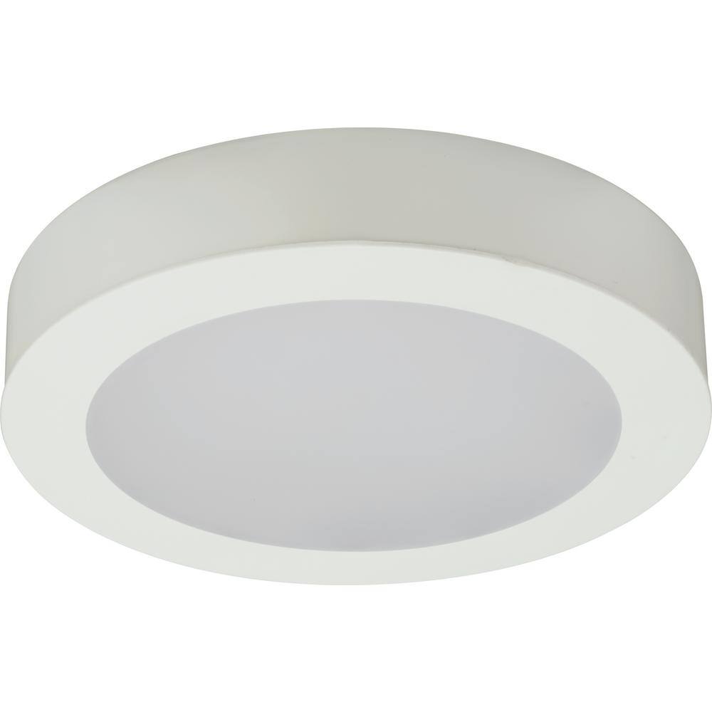 White 5-Inch LED Flush Mount Ceiling Light