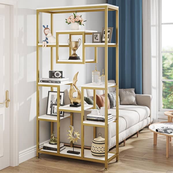 https://images.thdstatic.com/productImages/d1ac4a04-a5b0-4a65-b293-104a2ef2e238/svn/gold-tribesigns-way-to-origin-bookcases-bookshelves-hd-xk00191-wzz-c3_600.jpg