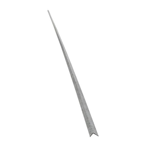PALISADE Frost Nickel 94 in. Vinyl Backsplash Accessory L Trim(5-Pack)