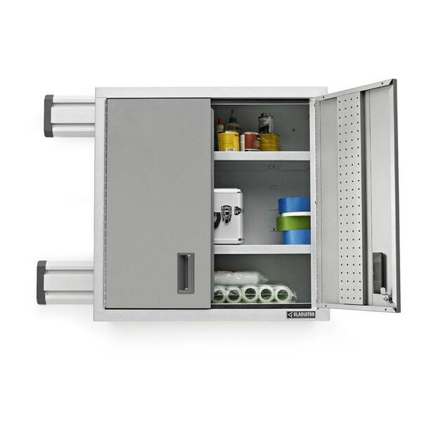 Gladiator Premier Series Steel 2 Shelf Wall Mounted Garage Cabinet In Burdy 30 W X H 12 D Gawg302dzw The Home Depot - Gladiator 30 Wall Mount Gearbox Garage Cabinet Gladiator Premier Series Steel 2 Shelf Wall Mounted Garage Cabinet In Burdy 30 W X H 12 D Gawg302dzw The Home Depot - Gladiator 30 Wall Mount Gearbox Garage Cabinet