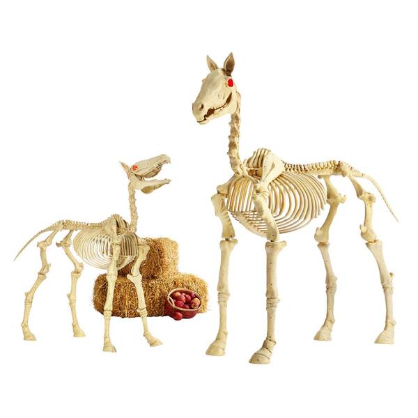 Holiday & Seasonal Décor Home Accents Holiday Skeleton Pony LED