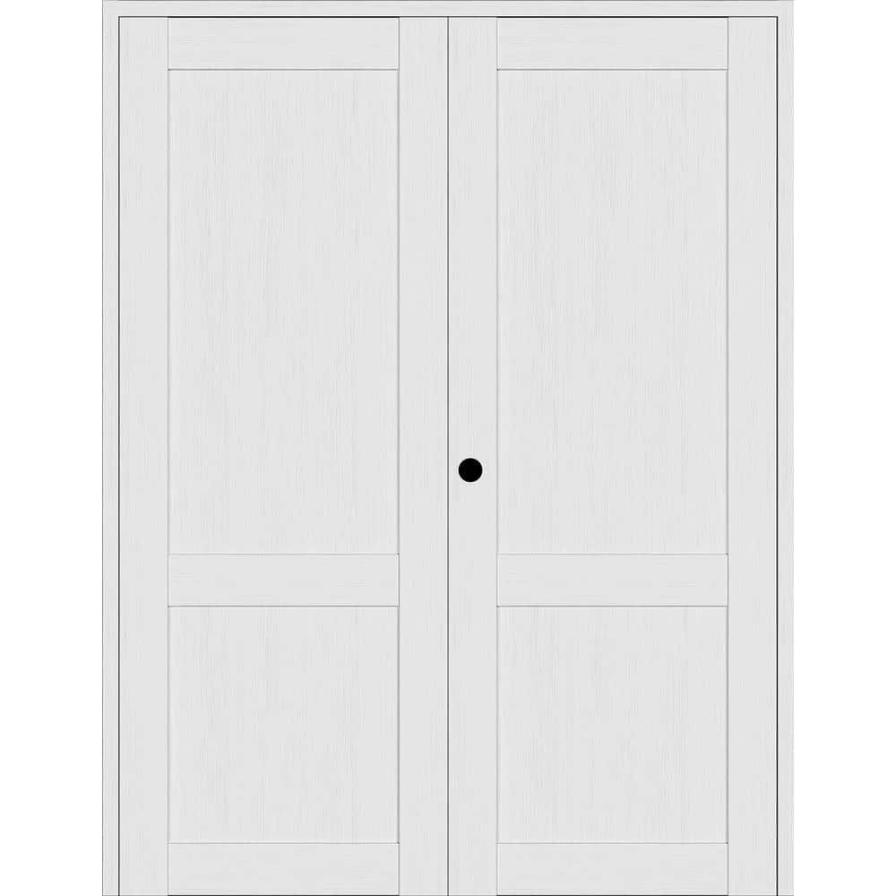 Belldinni 2 Panel Shaker 5680 in. Right Active Bianco Noble Wood ...