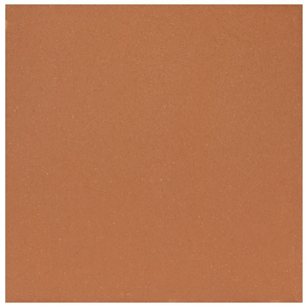 Italian Terracotta Quarry Cotto 6 in. x 6 in. Matte Ceramic Floor and Wall Take Home Tile Sample