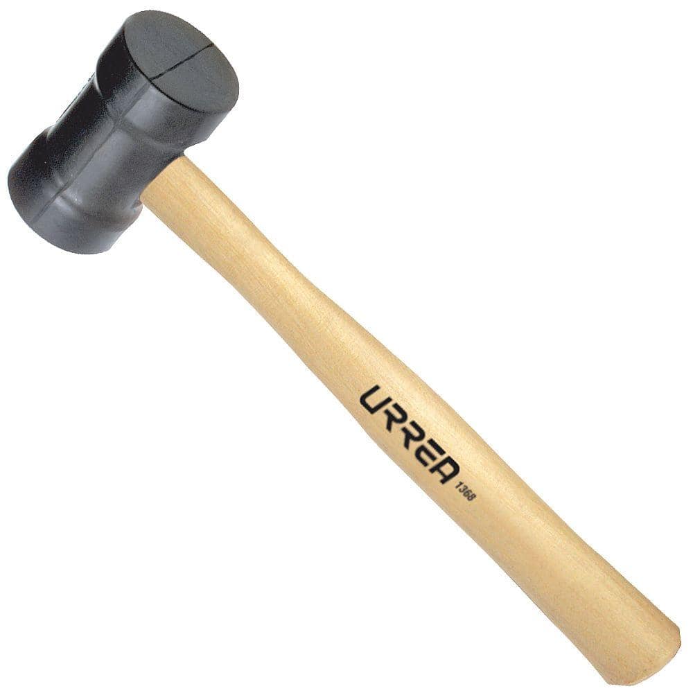 RUBBER MALLET COMPLETE WITH WOODEN HANDLE OR SOLD SEPARATELY 