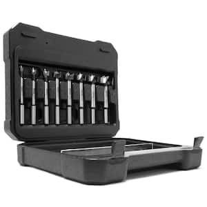 8-Piece Forstner Bit Set with Carrying Case