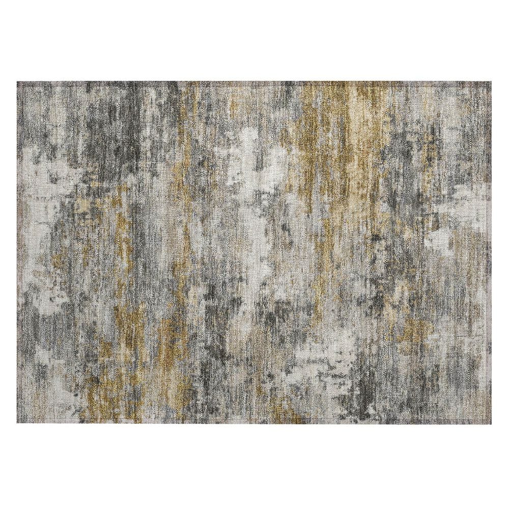 Chantille Machine Washable Indoor/Outdoor Abstract ACN2810 Pewter 2 ft. x 3 ft. Accent Rug price history on PriceWatchPro