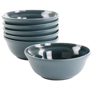 20 fl. oz. Blue Stoneware Bowl (Set of 6)