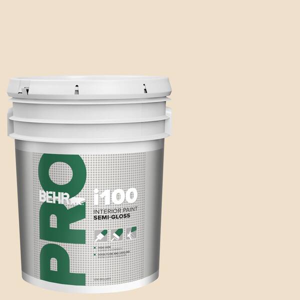 BEHR PRO 5 gal. #N280-1 Scroll Semi-Gloss Interior Paint