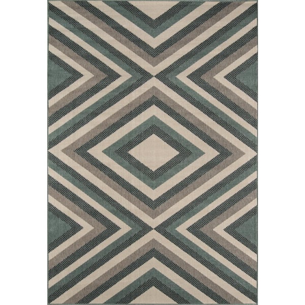 Momeni Baja Sage 2 ft. x 4 ft. Indoor/Outdoor Area Rug