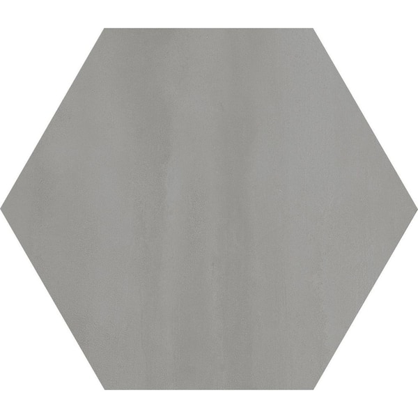 Corso Italia Ray Gray HEX 8.5 in. x 10 in. Porcelain Floor and Wall ...