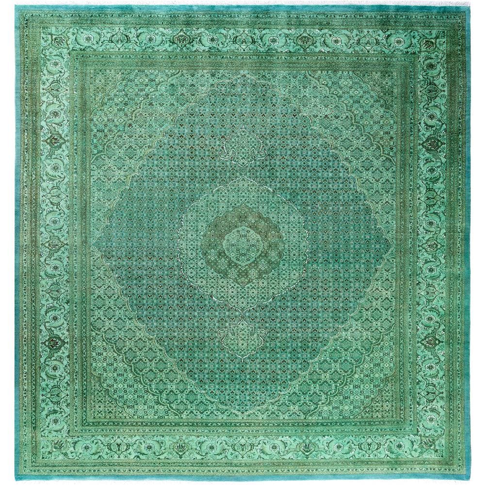 Fine Vibrance Green 8 X 10 Hand Knotted Wool Indoor Area Rug price history on PriceWatchPro