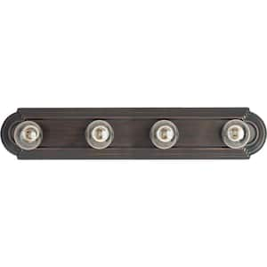 Essentials 4-Light Oil-Rubbed Bronze Bath Vanity Light