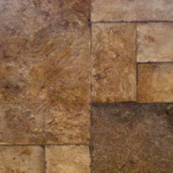 Hampton Bay Tuscan Stone Bronze Laminate Flooring - 5 in. x 7 in. Take Home Sample-DISCONTINUED