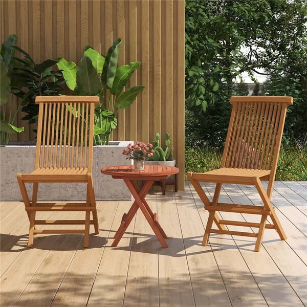 teak folding outdoor dining chairs