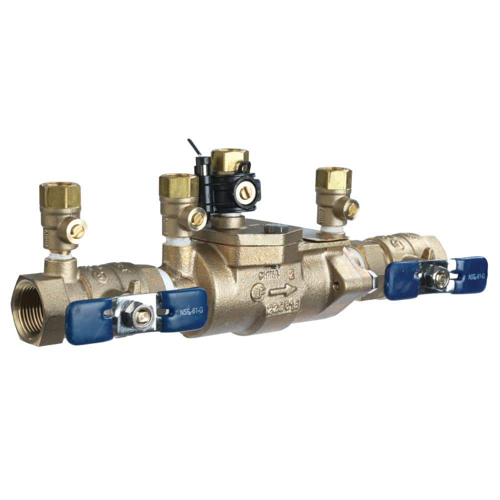 3/4 in. Double Check Valve Backflow Preventer Assembly Small Diameter Freez
