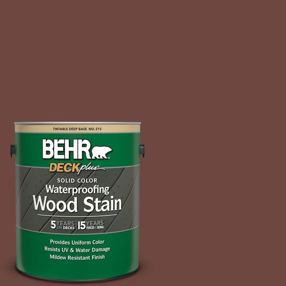 1 gal. #PPU3-19 Moroccan Henna Solid Color Waterproofing Exterior Wood Stai