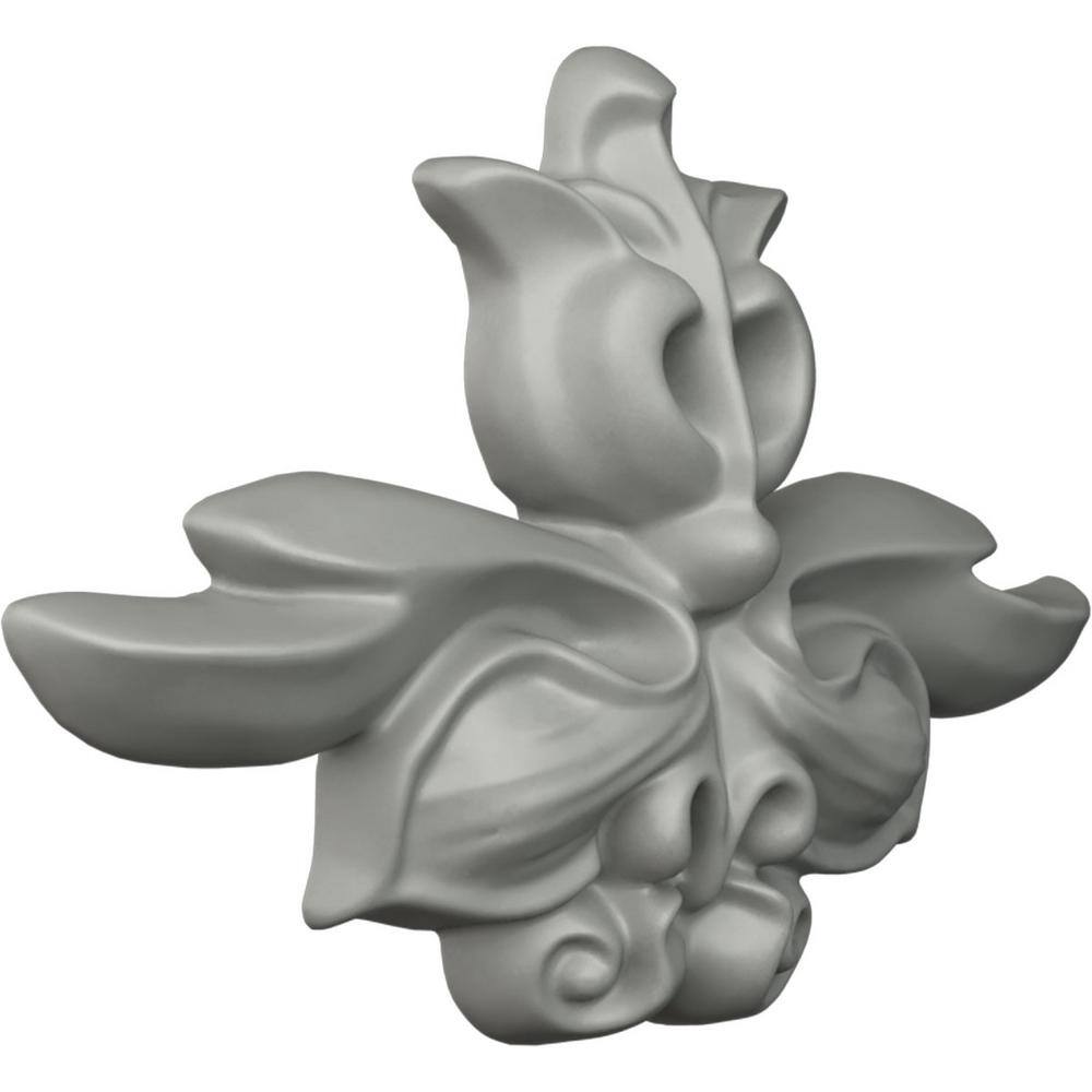 Gray Polyurethane Architectural Ribbon Center Onlay
