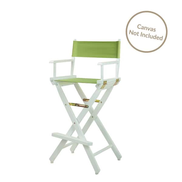 tall white directors chair