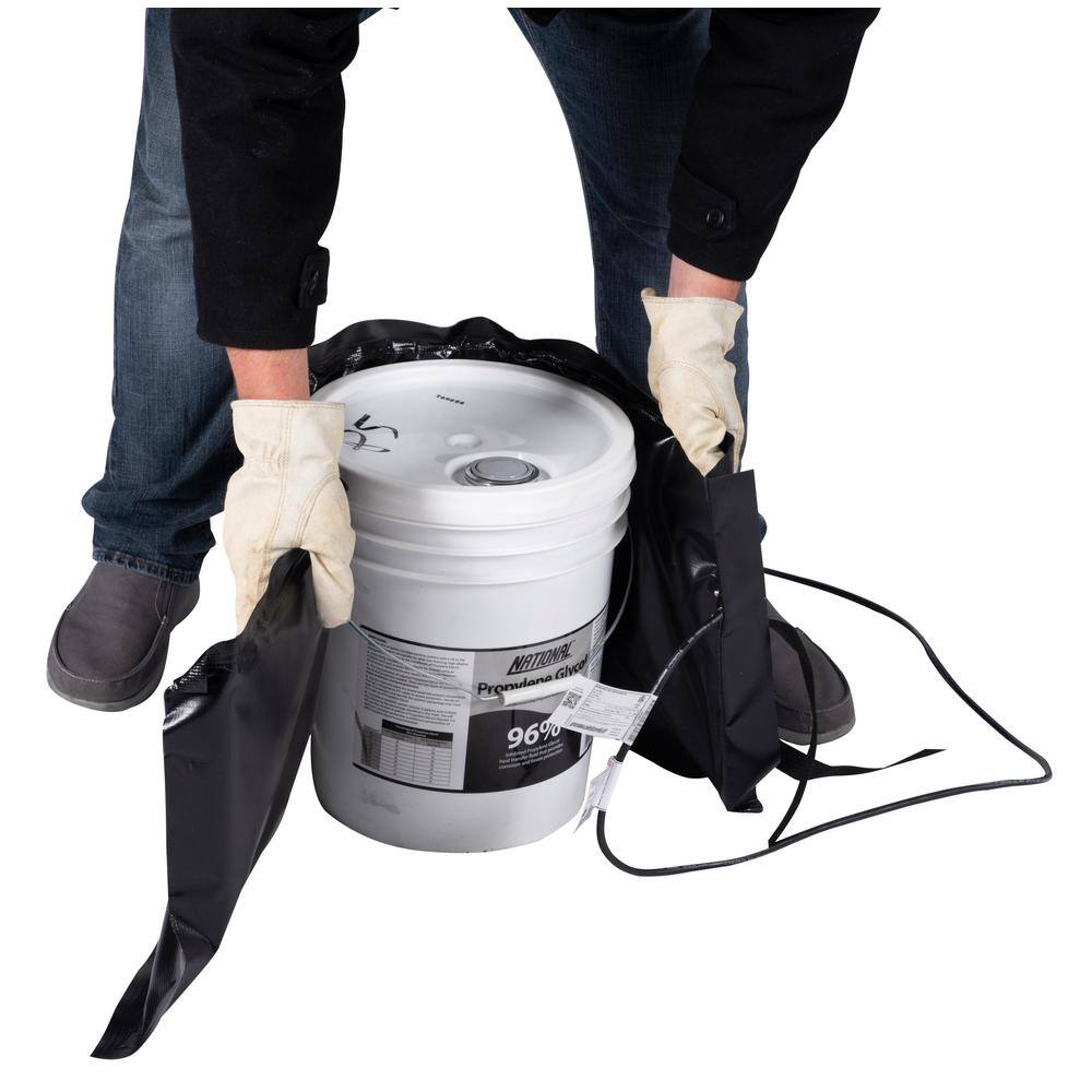 Insulated 5-Gal. PRO Model Bucket Heating Blanket - Pail Heater, Adjustable Controller, Max Temp 145°F price history on PriceWatchPro
