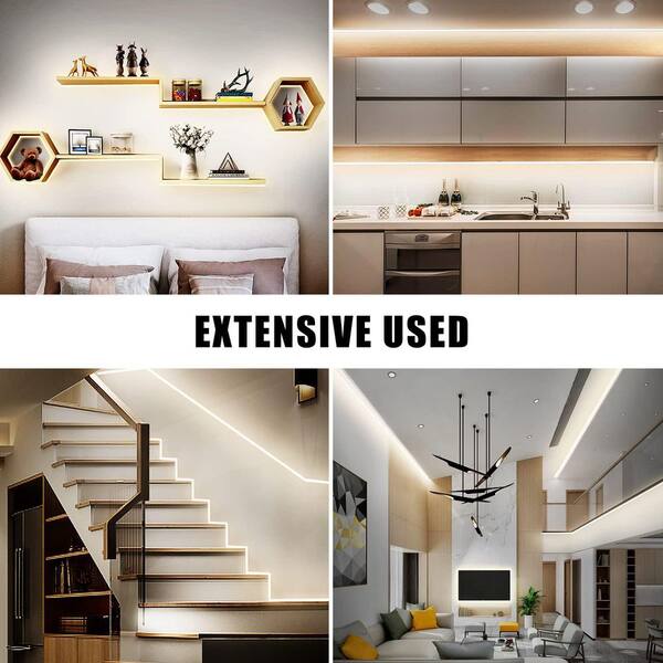 TORCHSTAR Daylight COB LED Strip Lights, 16.4ft, Under Cabinet Lighting