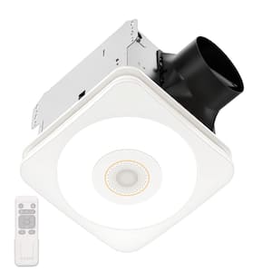 110/160 CFM Ceiling Mount Room Side Installation Bathroom Exhaust Fan with Speaker and Remote