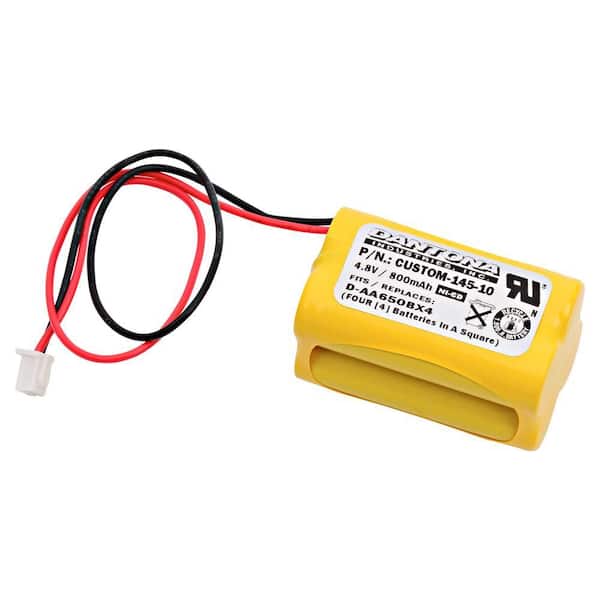 Dantona 4.8-Volt 800 mAh Ni-Cd Battery for All Fit E1021R Emergency Lighting