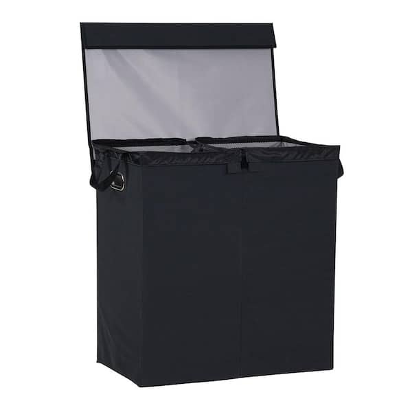 HOUSEHOLD ESSENTIALS Collapsible Laundry Sorter in Black 5618 - The ...