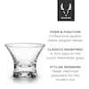 Heavy Base Crystal Martini Glasses by Viski®