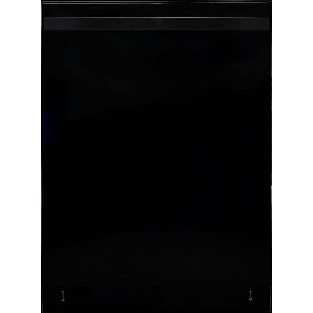 24 in. Top Control Standard Built-In Dishwasher in Black with Turbo Dry, Easy Flex 3rd Rack, 8 Cycles, 45 dBA