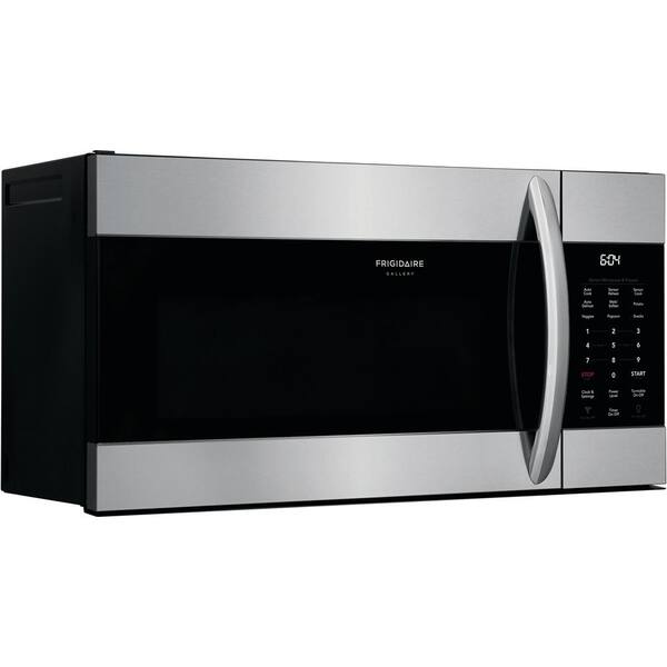 Frigidaire Gallery 1 7 Cu Ft Over The Range Microwave In Smudge Proof Stainless Steel With Sensor Cooking Technology Fgmv17wnvf Home Depot Frigidaire Gallery 1 7 Cu Ft Over The