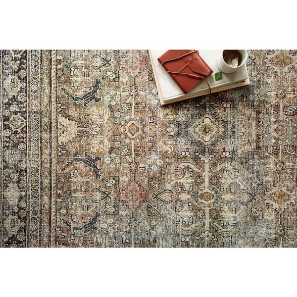 Loloi II Layla LAY-13 Antique Moss Rug - 5 ft x 7 ft 6 in