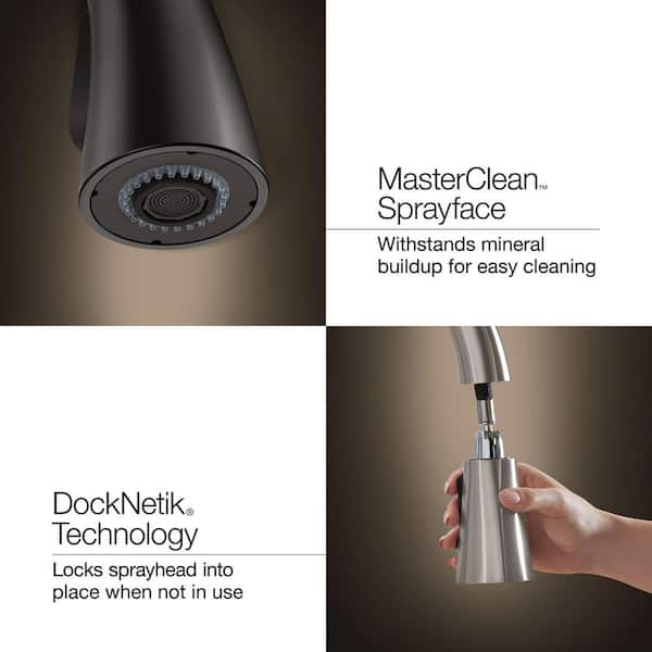 KOHLER Crue Single-Handle Touchless Pull-Down Sprayer Kitchen
