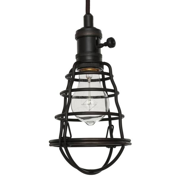 home depot cage pendant light