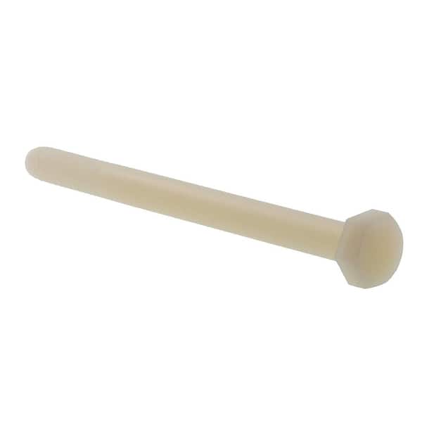 Prime-Line 1/4 in.-20 x 3 in. Nylon Hex Head Cap Screws (10-Pack)
