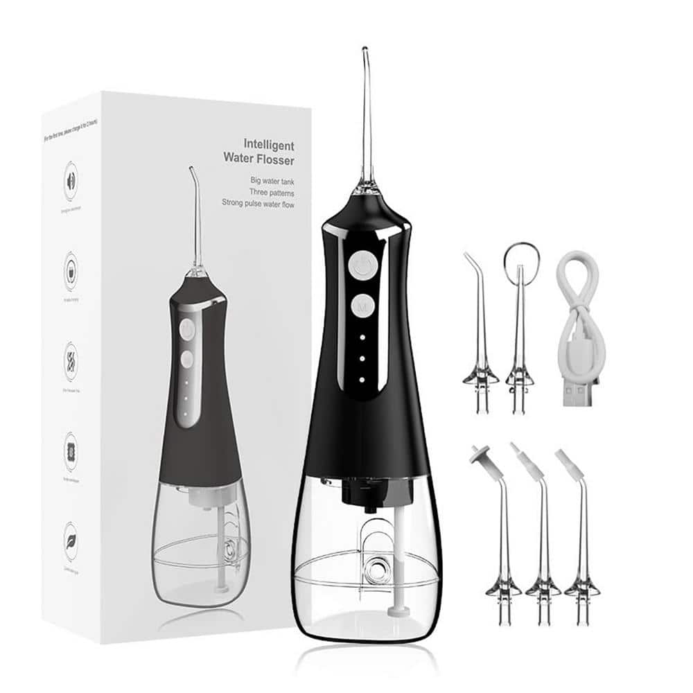 9.61 in. x 3.43 in. x 3.39 in. Water Dental Flosser Cordless Oral Irrigator