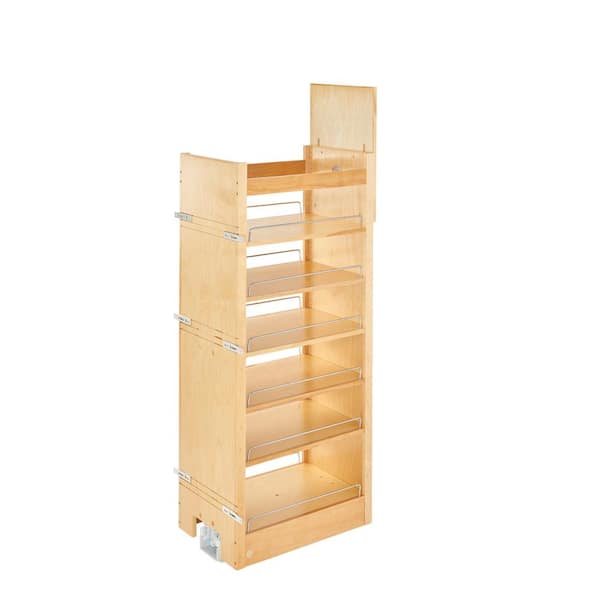 Rev-A-Shelf 50.75 in. H x 14 in. W x 22 in. D Pull-Out Wood Tall Cabinet Pantry