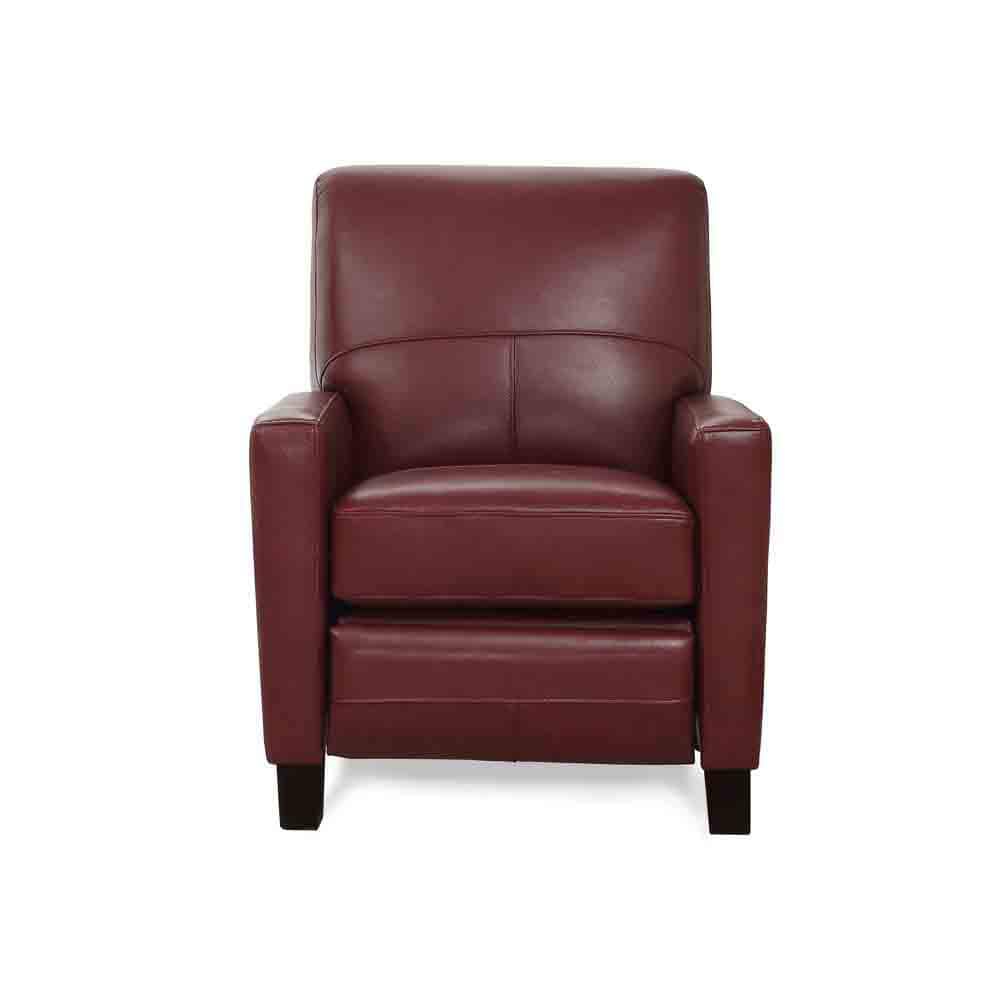 Hydeline Connie Red Top Grain Leather Push Back Recliner 6609102169