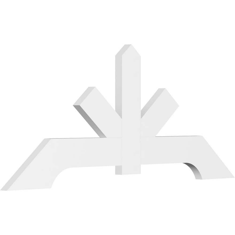 72 in. W x 30 in. H x 2 in. D x 6 in. F, 10/12 Pitch, Vanguard Signature Urethane Gable Bracket, Primed Tan price history on PriceWatchPro